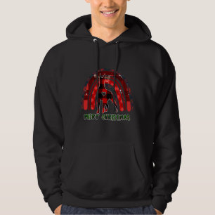 Doberman Christmas 839 Hoodie