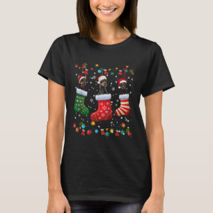 Doberman Christmas Socks Funny Xmas Pajama Dog Lov T-Shirt