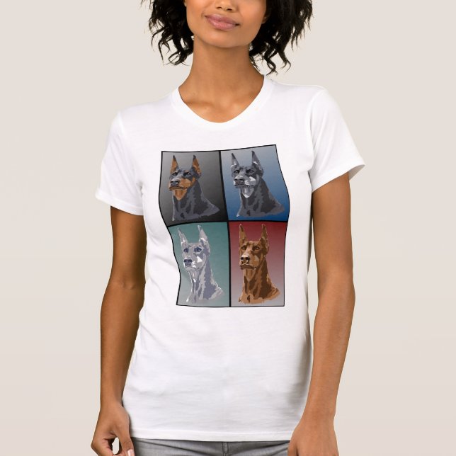 Doberman Colours T-Shirt (Front)