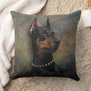 Doberman   cushion