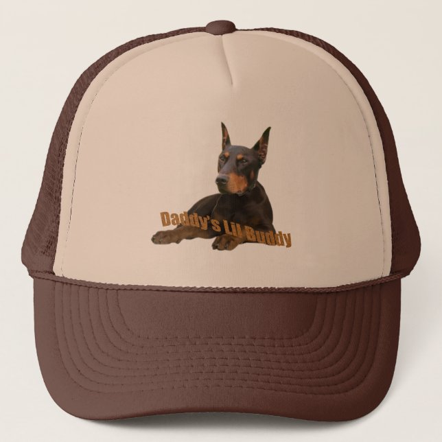Doberman Daddy's Buddy Trucker Hat (Front)