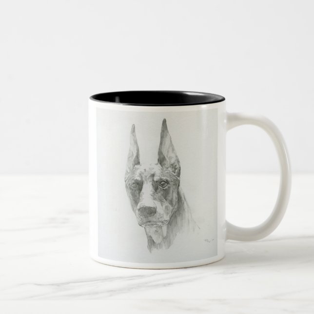 Doberman Design Sun Mug A (Right)