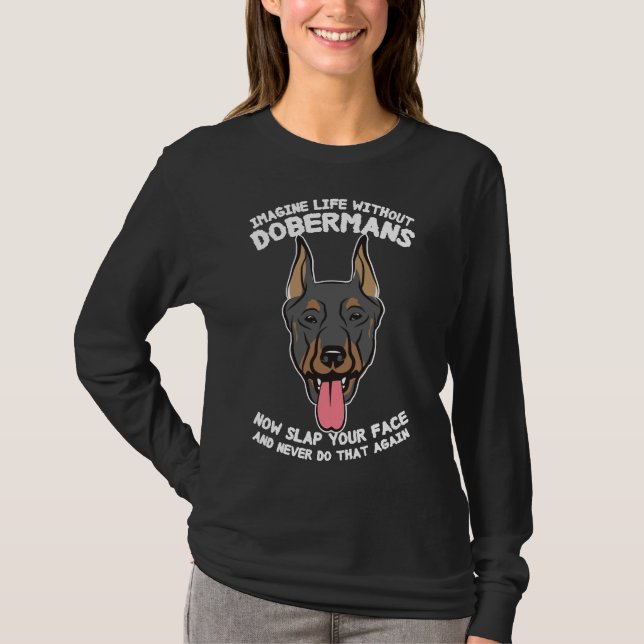 Doberman Dog  995 T-Shirt (Front)