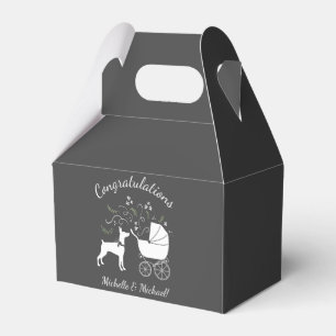 Doberman Dog Baby Shower Puppy Dobie Pinscher Favour Box