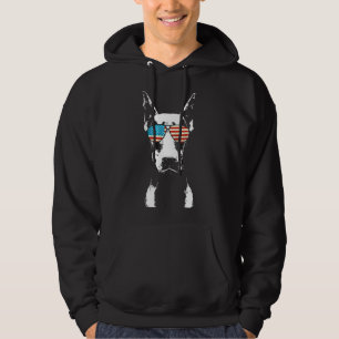 Doberman Dog Lover Sunglasses American Flag Th Of Hoodie