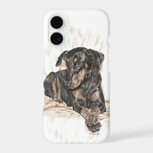 Doberman Dog Natural Ears for Keys