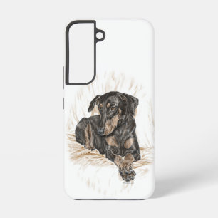 Doberman Dog Natural Ears Samsung Galaxy Case