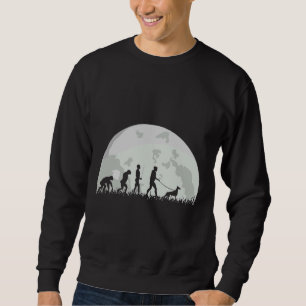 Doberman Dog Owner Full Moon Evolution Funny Sweatshirt