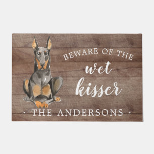 Doberman.Dog Personalised Door Mat