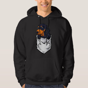 Doberman Dog Pocket Pocket Designs Hoodie