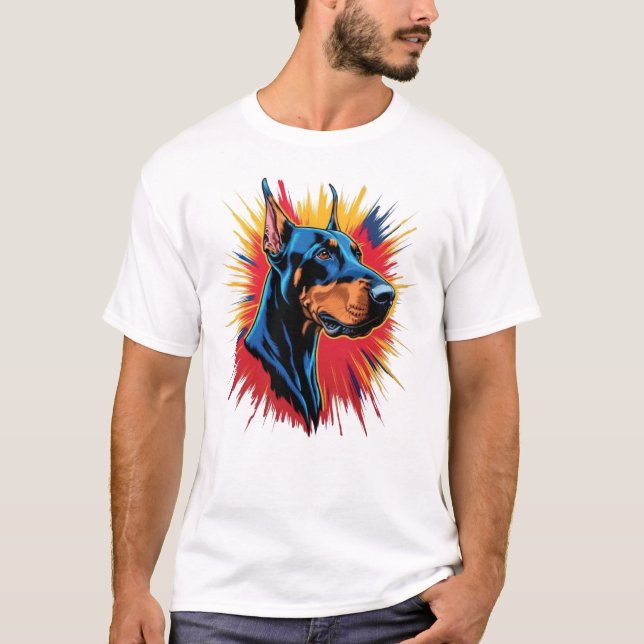Doberman Dog T-Shirt (Front)