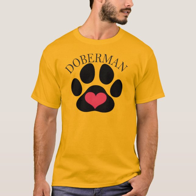 Doberman Dog T-Shirt (Front)