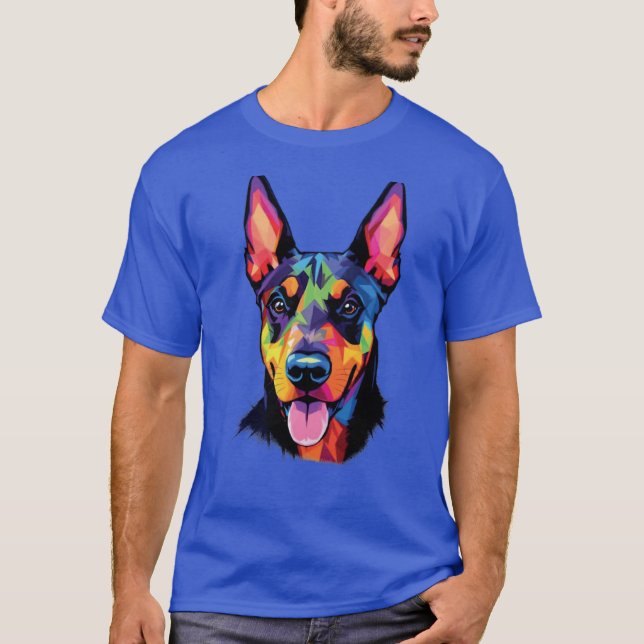 Doberman Dog T-Shirt (Front)