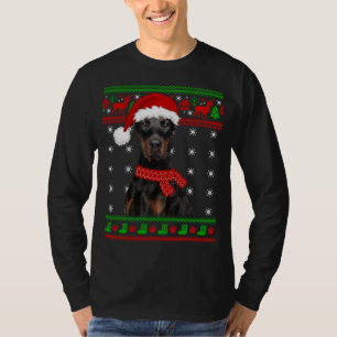 Doberman Dog Ugly Sweater Christmas Puppy Dog Love