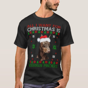 Doberman Dog Ugly Sweater Christmas Puppy Dog Love