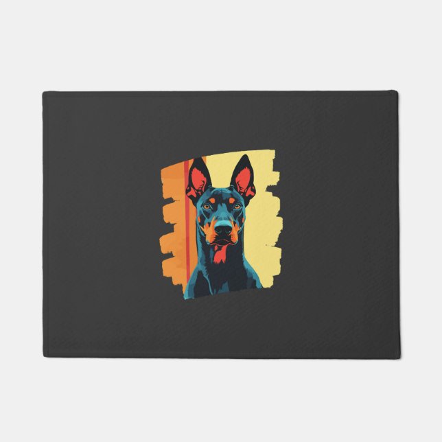 Doberman Doormat (Front)