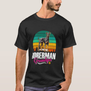 DOBERMAN GRANDPA Dog Granddad Dobermans Grandpas D T-Shirt