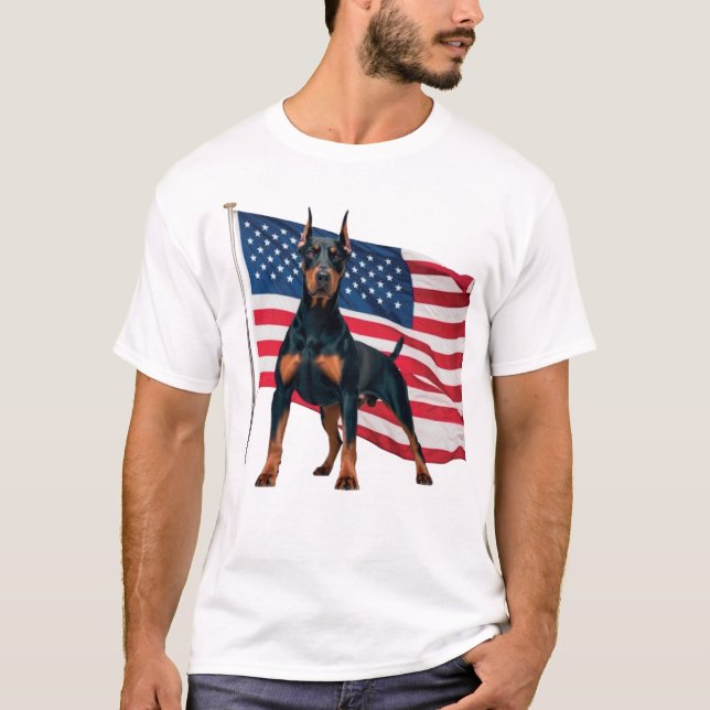Doberman Guard  T-Shirt (Front)