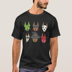 Doberman Halloween Characters Funny Dog Lover T Sh T-Shirt