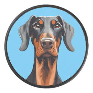 Doberman Hockey Puck