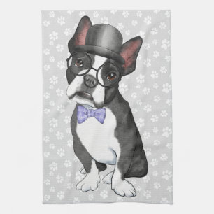 Doberman Illustration Kitchen Towel