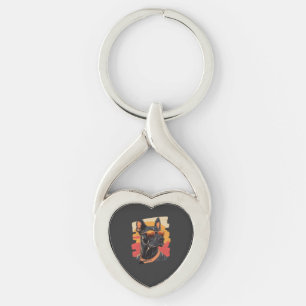 Doberman Key Ring