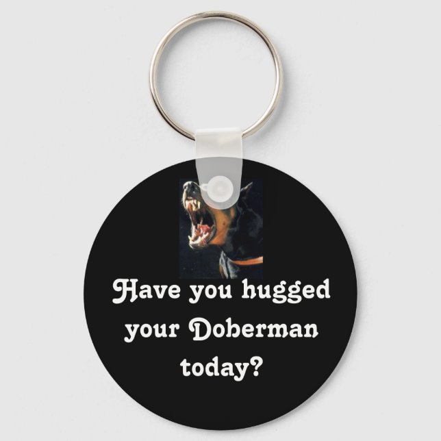 Doberman Keychain (Front)