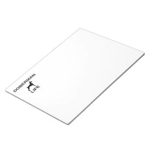 doberman life notepad
