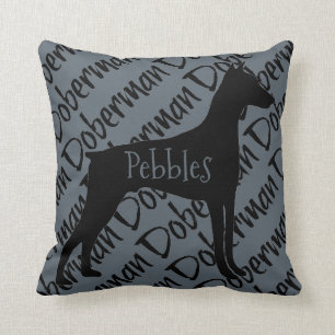 Doberman Love Custom Cushion