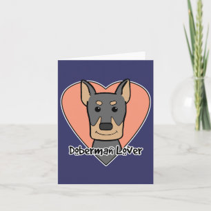 Doberman Lover Card