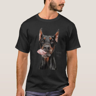 Doberman Lover Doberman Pinscher Dog Mum Dad Love T-Shirt