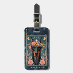 Doberman Luggage Tag