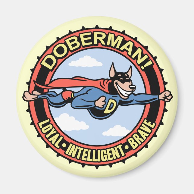 Doberman! Magnet (Front)