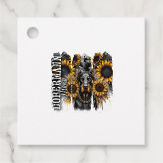 Doberman Mama Favour Tags