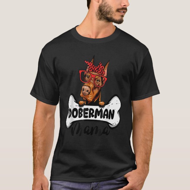 Doberman Mama T-Shirt (Front)