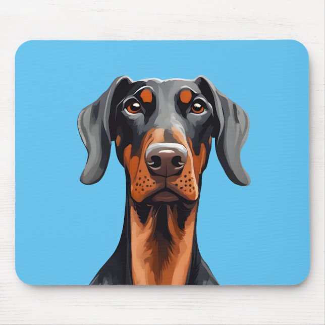 Doberman Mouse Pad (Front)