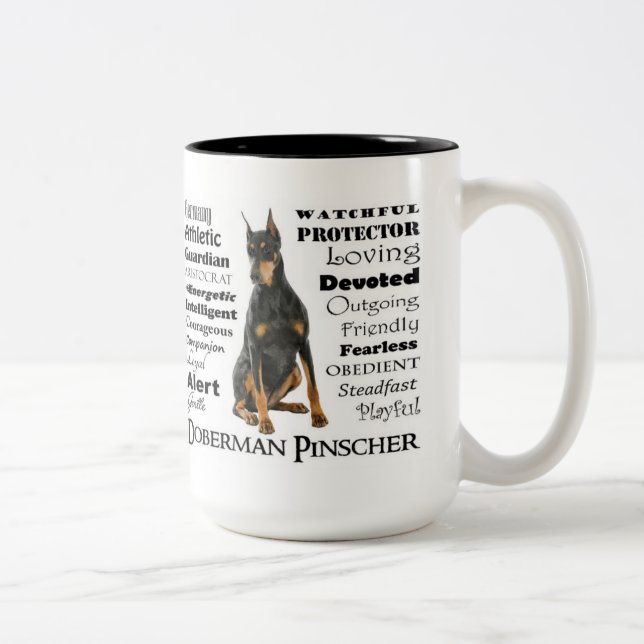 Doberman Mug (Right)