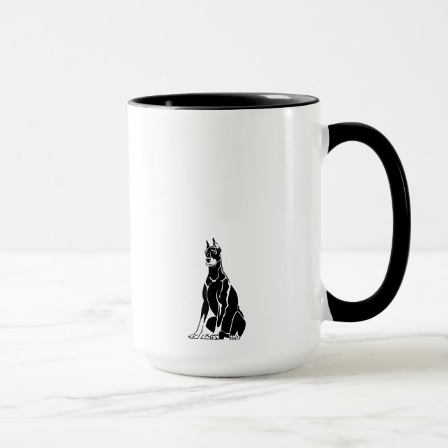 Doberman Mug (Right)