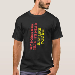 Doberman Mum Dad Dog Women Men Kids T-Shirt