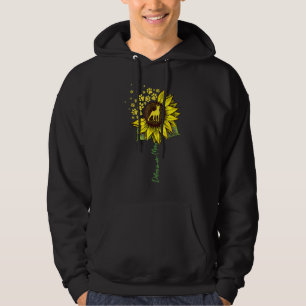 Doberman Mum Sunflower Doberman Pinscher Dog Mothe Hoodie