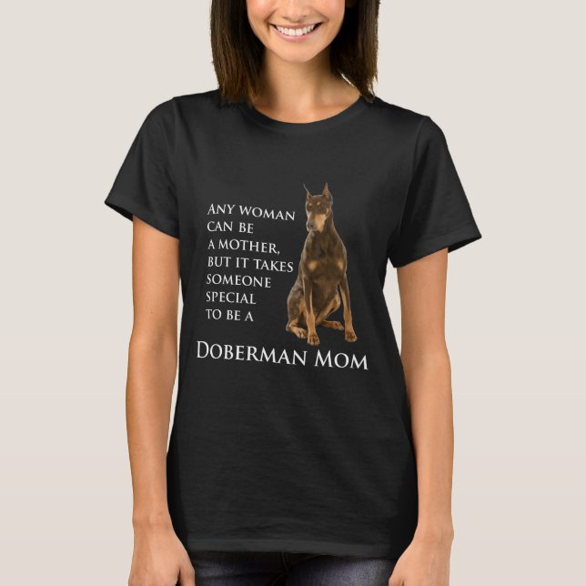 Doberman Mum T-Shirt (Front)