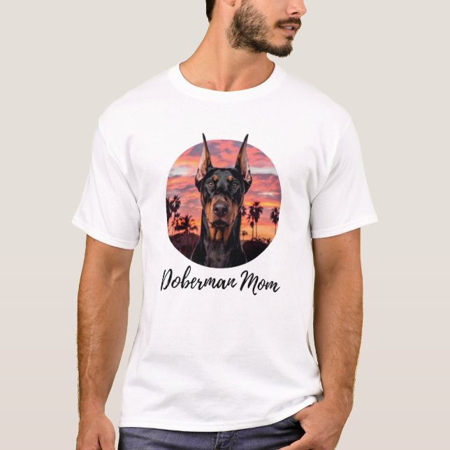 Doberman Mum T-Shirt (Front)
