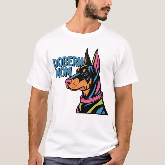 Doberman Mum T-Shirt (Front)