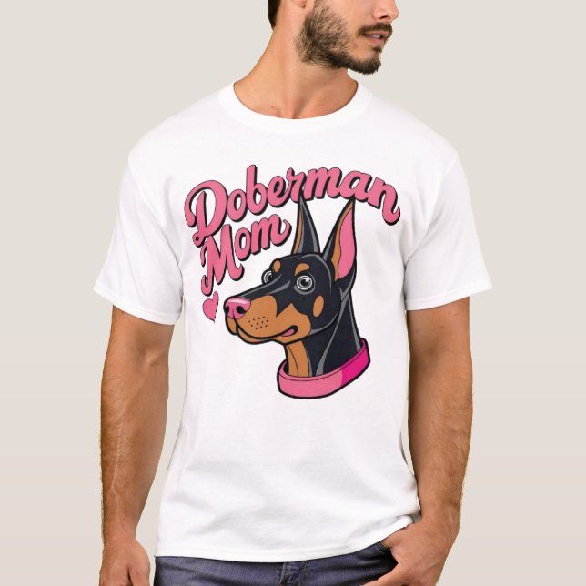 Doberman Mum T-Shirt (Front)