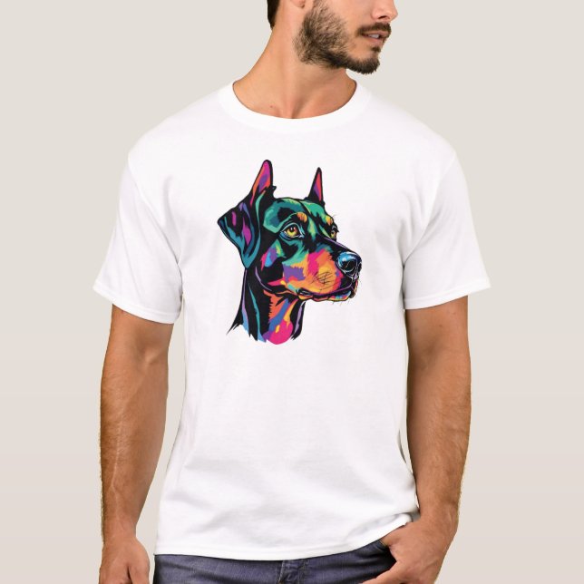 Doberman Mum T-Shirt (Front)