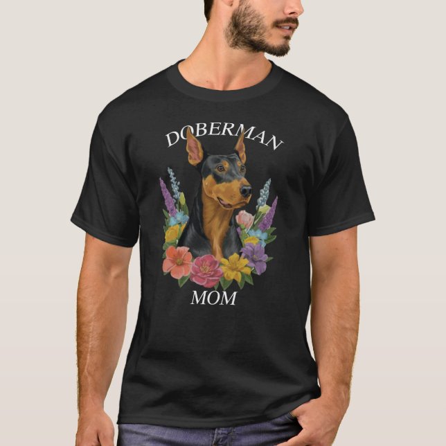 Doberman Mum T-Shirt (Front)