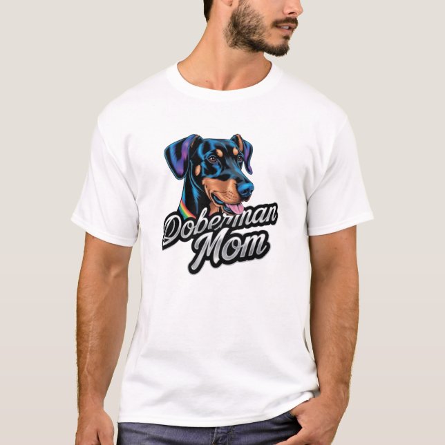 Doberman Mum T-Shirt (Front)