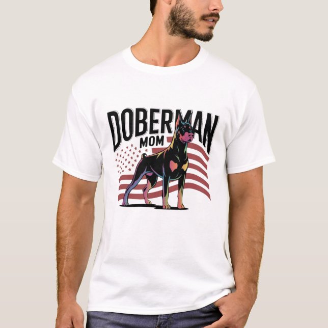 Doberman Mum T-Shirt (Front)