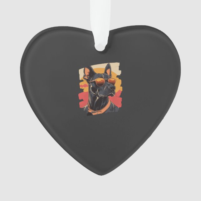 Doberman Ornament (Front)