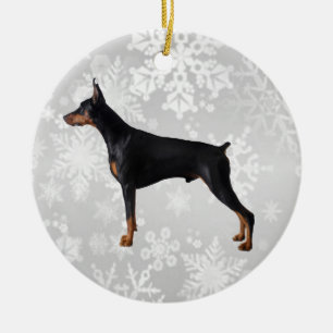 doberman ornament